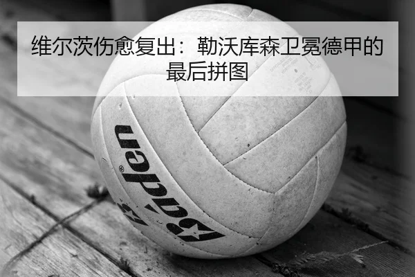维尔茨伤愈复出：勒沃库森卫冕德甲的最后拼图
